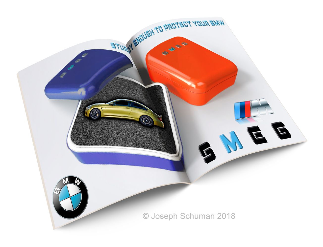 SMEG BMW M lunchbox magazine adversitement